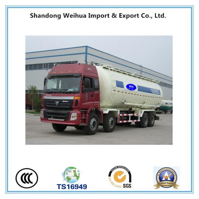 Tri-Axle Fuwa Axle 35 Cbm Oil Fuel Tanker Truck of Semi Trailer Image1