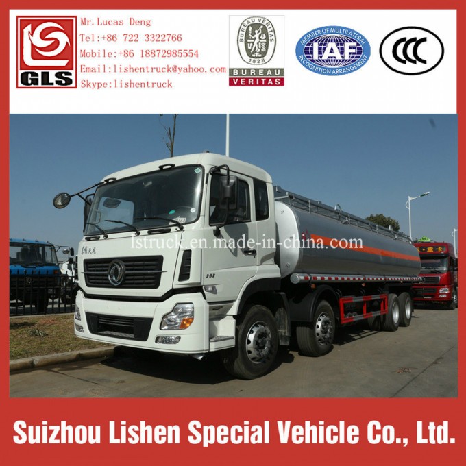Dongfeng Tianlong Oil Tank Truck 25000L 8*4 Refuel Tanker Heavy Truck Oil Tanker Truck Image1