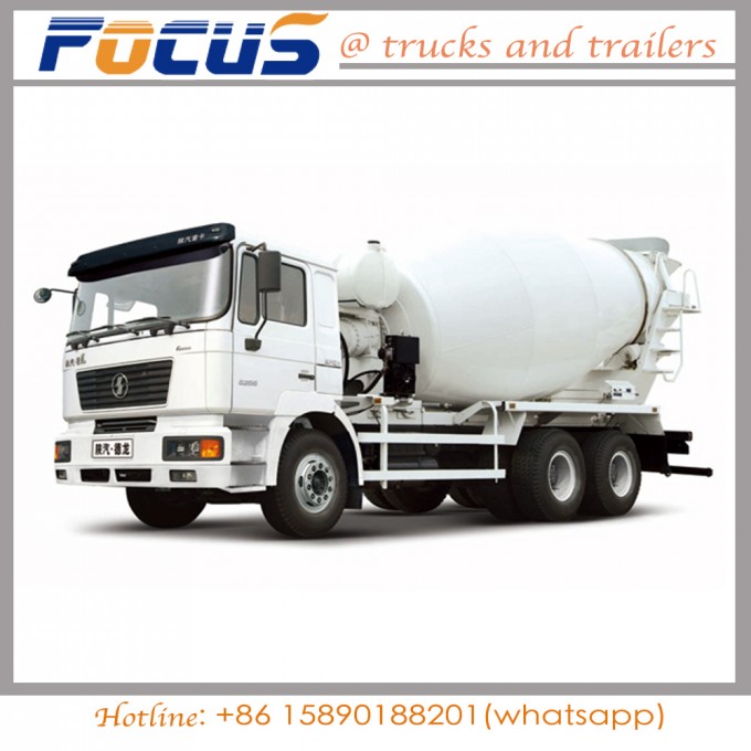 Brand New 12cbm Self Loading Mobile Concrete Mixer Tanker Truck Image1