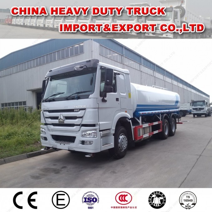 HOWO 6X4 20m3 Water Tanker Truck Spray Truck for Sale Image1