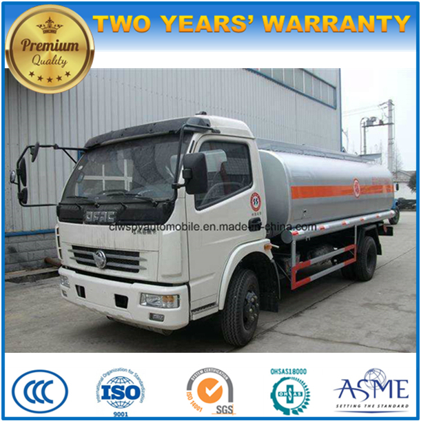 Dongfeng 4*2 Fuel Tanker 6000 Liters Gasoline Bower Tank Truck Image1