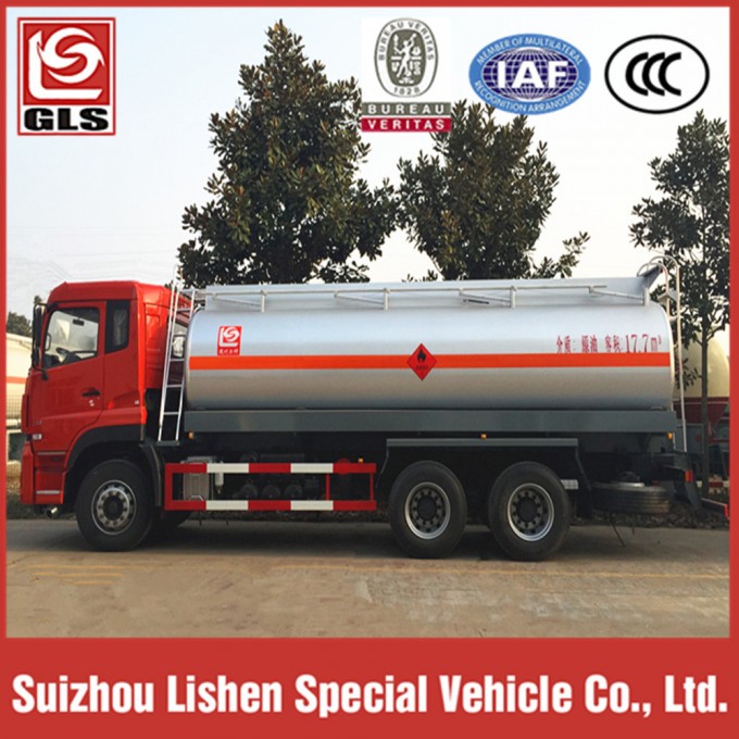 6X4 Dongfeng 18000L Capacity Fuel Tanker Truck Image1