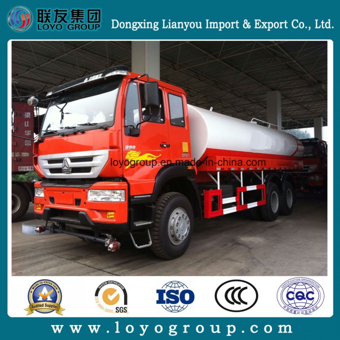 Sinotruk HOWO 6X4 Water Tanker Truck Image1