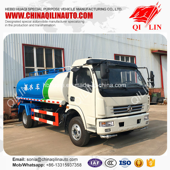 5000liters Water Tanker Truck with Upper Sprinkler Gun Image1