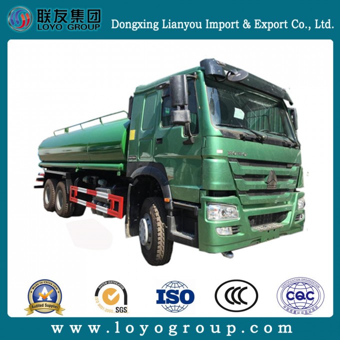 Sinotruk HOWO 6X4 20m3 Water Tanker Truck Spray Truck for Sale Image1