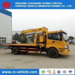 Foton 4X2 8tons Mobile Cargo Crane, 6 Tons Telescopic Diesel Truck Mounted Crane Price