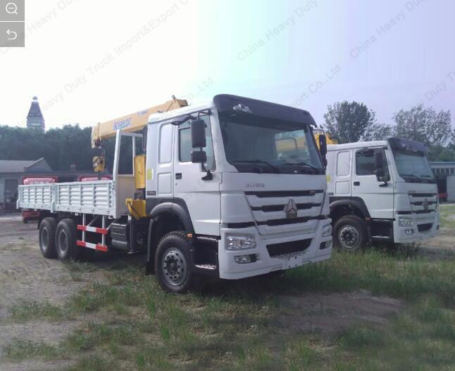 Sinotruk HOWO 6X4 Truck Mounted Crane Truck Crane Image1