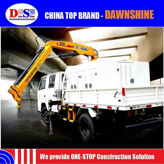 China Sq2zk1 Foldable Arm Mini 2 Ton Truck-Mounted Crane Image1