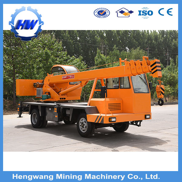 6t Mini Truck Mounted Crane Hwzg-6 Mobile Crane for Sale Image1