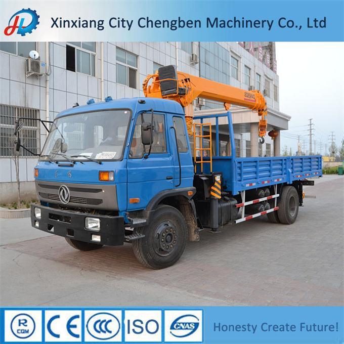 Construction Used Cargo Hydraulic Telescopic Boom Truck Mounted Crane Image1