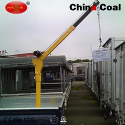 Mini Vehicle Mounted Lifting Crane Portable Mini Pickup Truck Crane