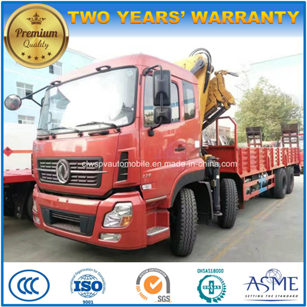 Dongfeng 12 Wheels 16 T Folding Arm Crane Mounted on Truck Image1