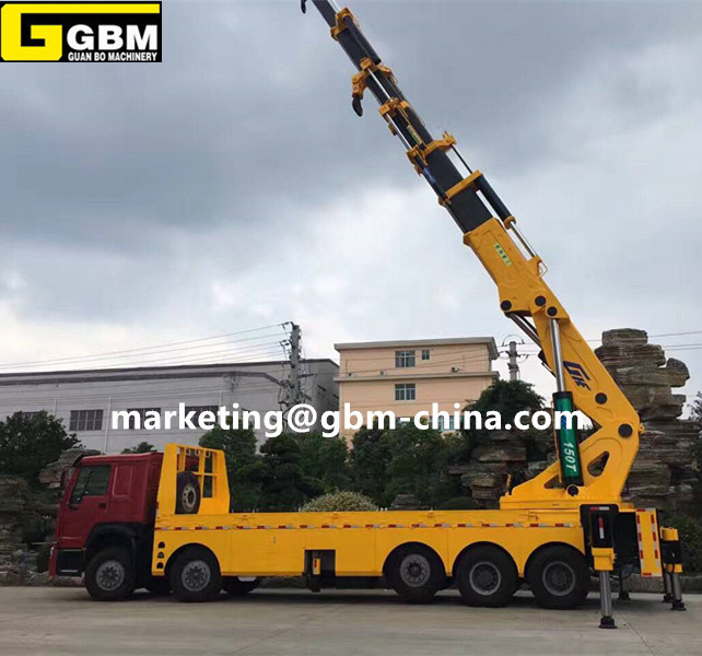 Hydraulic Folding Boom Cargo Truck Mounted Crane Image1