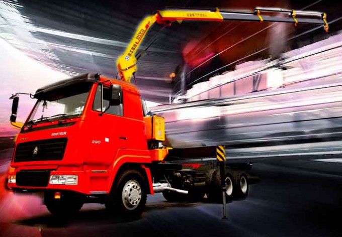 XCMG 5 Ton Truck-Mounted Crane with Foldable Arm Sq5zk2q Image1