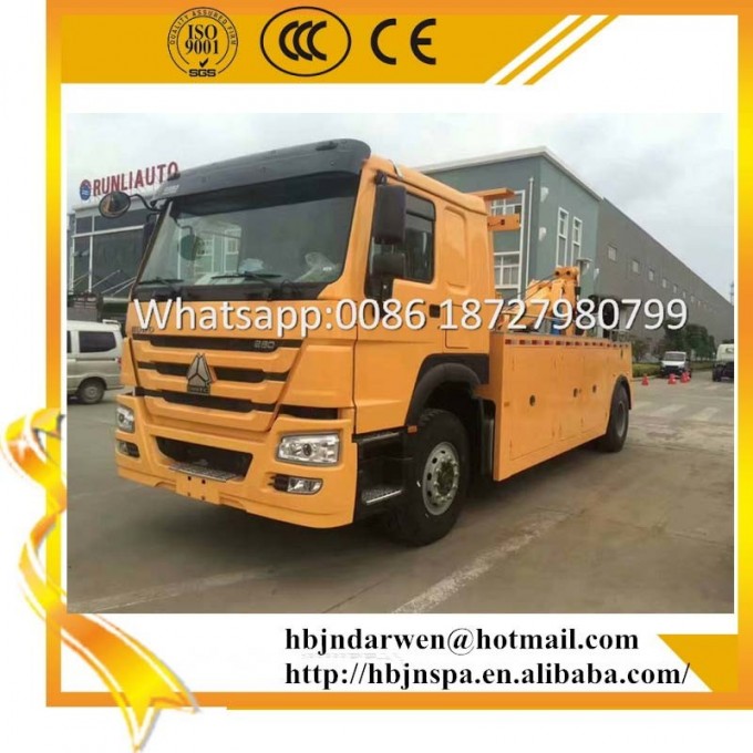 Sinotruk HOWO 16ton Heavy Duty Tow Truck Tows One Image1