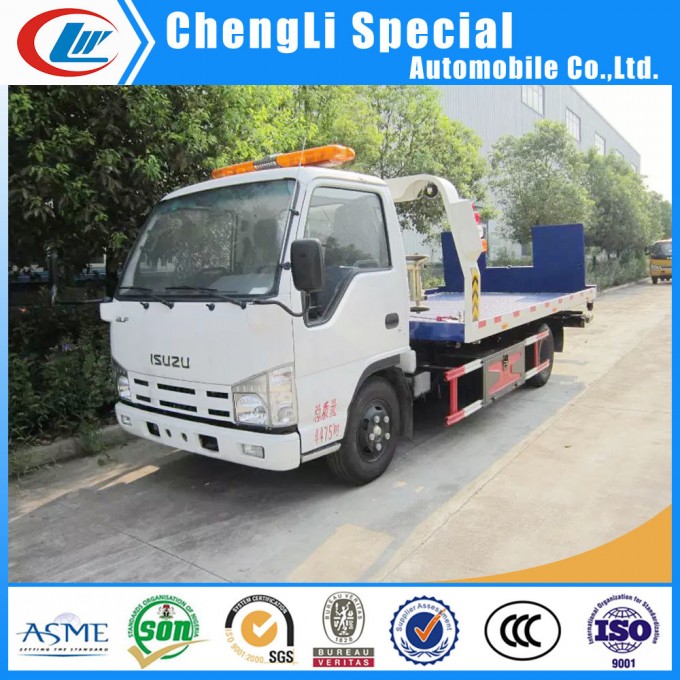 5ton Isuzu Platform Wrecker Tow Truck for Sale Image1