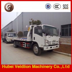 Japan Brand 5-8tons Flatbed Tow Wrecker Truck, Road Block Removal Truck