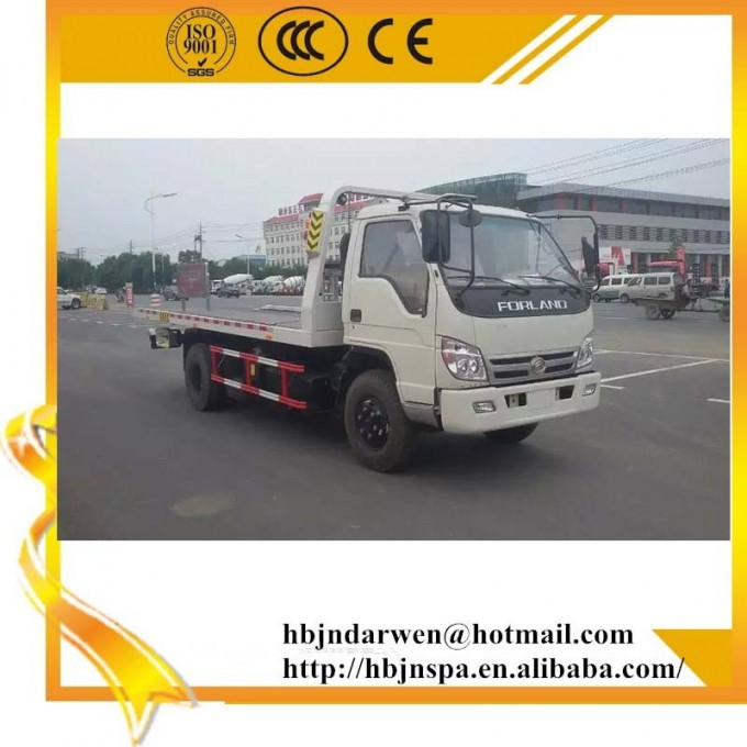 Foton Forland 3-4ton Flatbed Tow Truck for Sale Image1