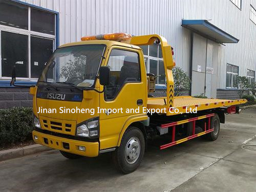 Isuzu 189HP Flatbed Tow Truck /4X2 Wrecker Truck for Factory Price Image1