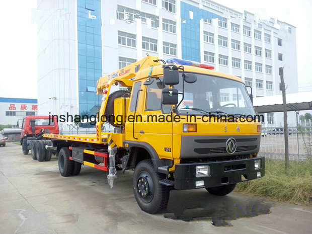 Rhd 4X2 5tons Flatbed Towing Truck, 4t Tow Truck for Sale Image1