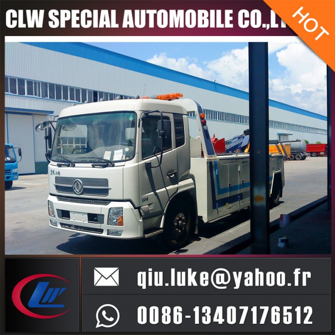 16t Dongfeng China Brand Heavy Duty Wrecker Recovery Tow Truck for Sale Image1