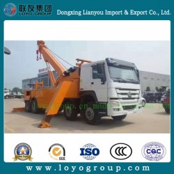 HOWO 8X4 Heavy Duty Towing Wrecker Road Block Removal Truck