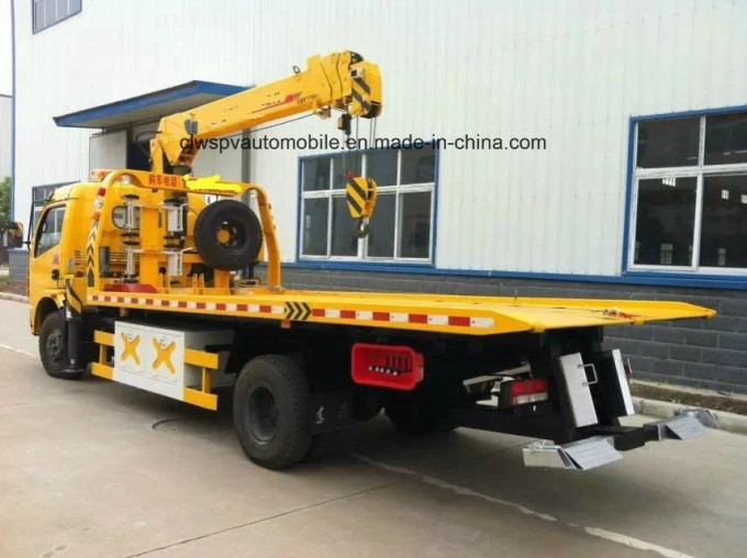 Dongfeng Rhd Wrecker 4*2 4 Tons Lifting Lorry Truck Price Image1