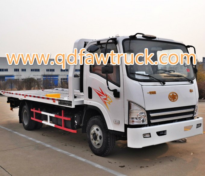 Specialized Vehicle, small wrecker truck FAW 5 Tons Wrecker Truck Image1