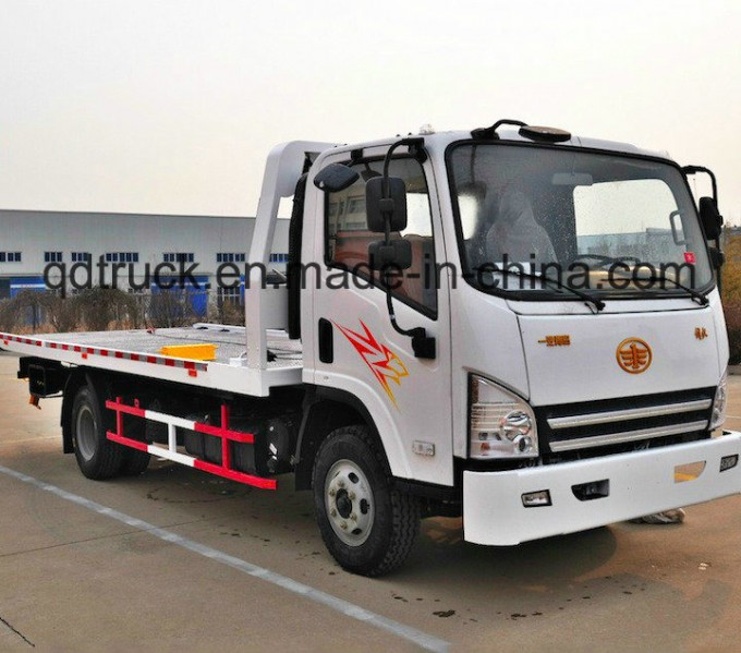 3-5 tons Rescue truck, Car Towing Truck, Flatbed Wrecker Truck Image1