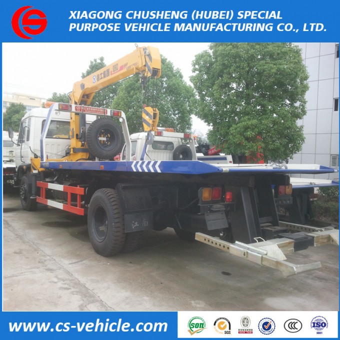 Foton Auling 4ton Road Flatbed Wrecker Tow Truck Image1
