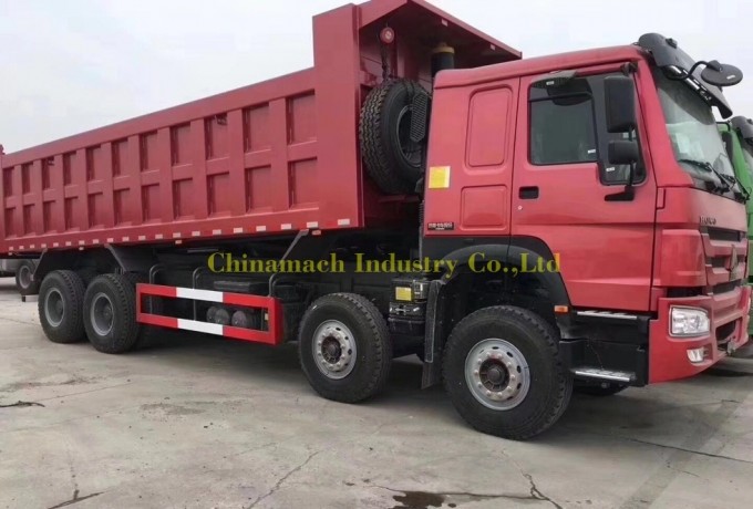 HOWO Dump Truck 8X4 Used Truck with 12 Wheels Image1