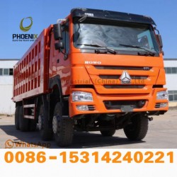 Best Condition Used HOWO Dump Truck with 12 Wheels Tipper with New Bucket on Hot Sale in Africa Mark