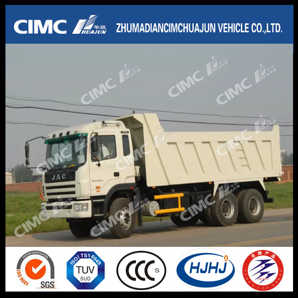 JAC 6X4 Dump/Tipper Truck with Cimc Huajun Cargo Body Image1