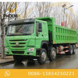 Low Price Good Condition Used HOWO Dump Truck 12 Tyres 8X4 Tipper for Dr Congo
