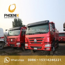 Used Sinotruk HOWO Trucks 10 Wheels Tipper Dump Truck 6X4 Good Condition for Africa