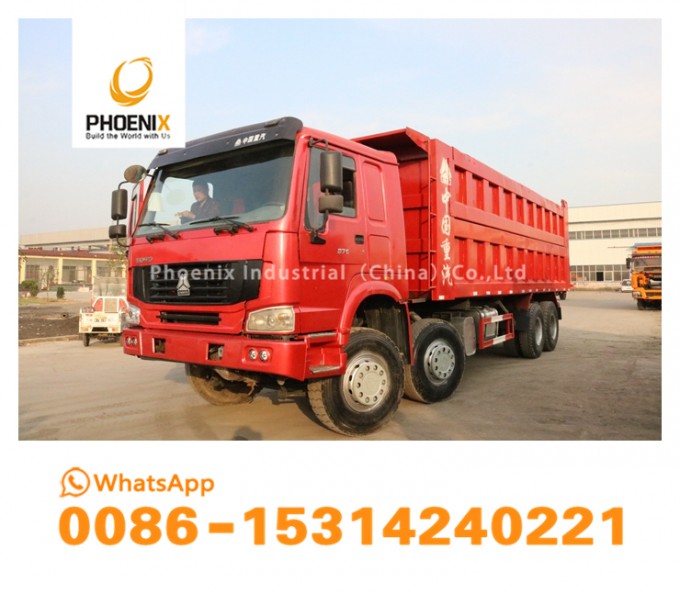Good Condition Used HOWO Dump Truck 12 Tires Tipper Hot Sale for Africa Image1