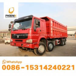 Good Condition Used HOWO Dump Truck 12 Tires Tipper Hot Sale for Africa