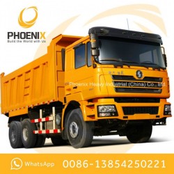 Used Shacman 10 Wheels Dump Truck Tipper with Man Cabin for Africa