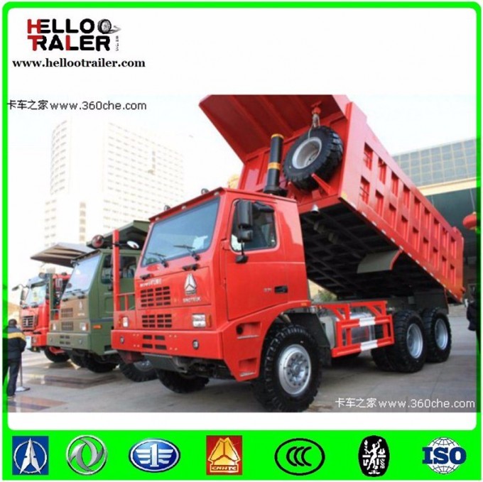 Mining Sinotruk HOWO 30ton Dump Truck with Steel Wire Tyre Image1