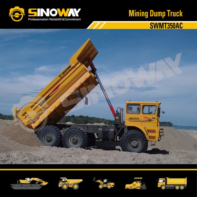 35 Ton Capacity Tipper Truck, Mining Dump Truck (SWMT350AC) Image1