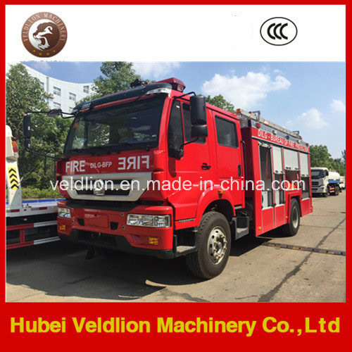 Factory Sale 4X2 Sinotruk 6000L Water and Foam Tanker Fire Truck, Fire Fighting Truck Image1