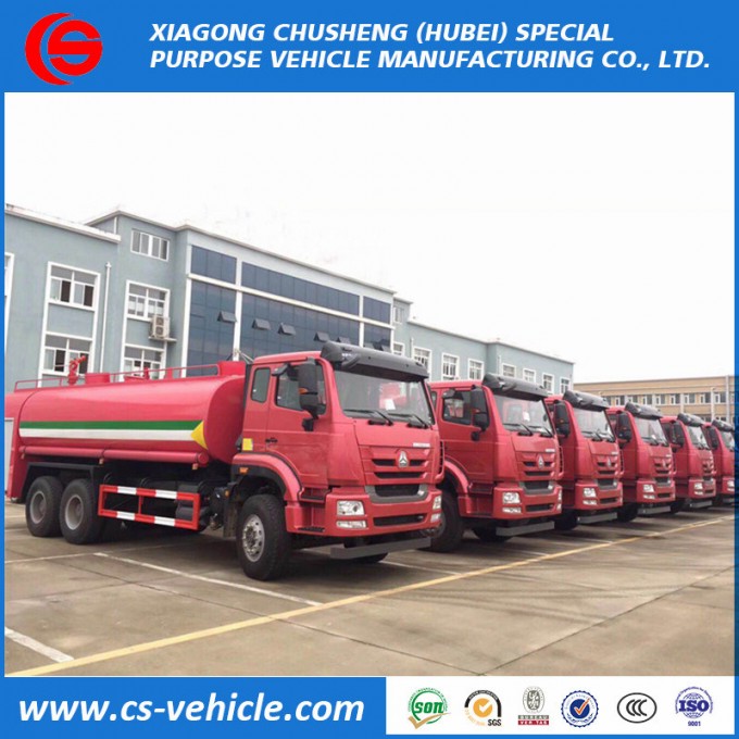 Sinotruk HOWO 6X4 20ton Fire Sprinkler Truck 20000L HOWO Fire Fighting Truck Image1