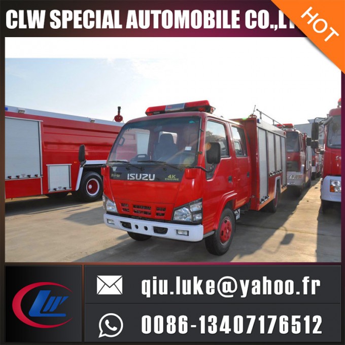 600p 700p Isuzu High Quality 3cbm- 8cbm Water/Foam Fire Fighting Truck with Very Low Price Image1