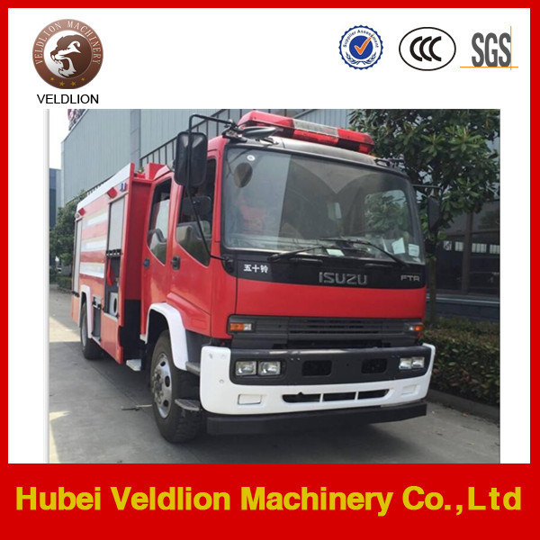 Isuzu 4X2 6m3 Water & 2m3 Foam, Water-Foam Fire Truck, Water and Foam Tanker Fire Fighting Truck Image1