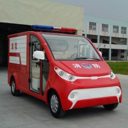Battery Powered 2 Seats Electric Fire Fighting Truck