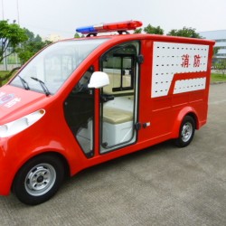 Electric Fire-Fighting Truck, Red, 48V