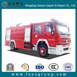 HOWO 4X2 Fire Fighting Truck with 8000L Water Tank