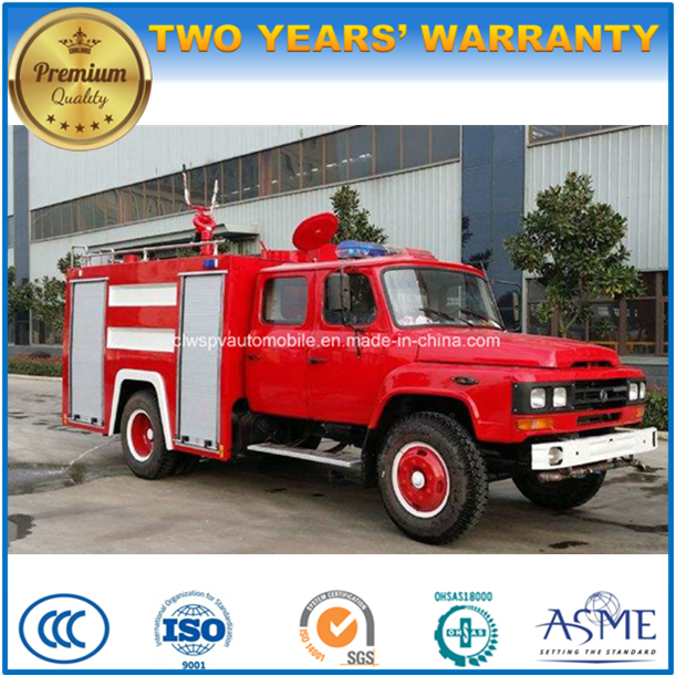 4X2 Dongfeng 6 M3 Water Fire Fighting Tank 2 M3 Foam Fire Extinguish Truck Image1