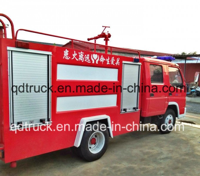 Small Fire Truck Using in Narrow Street, 3000L small fire fighting truck Image1