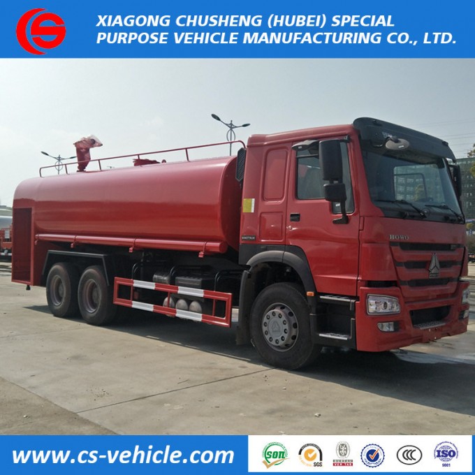 HOWO 6X4 20 Tons Industrial Fire Fighting Water Sprinkler Trucks 20000L Water Spraying Trucks Image1